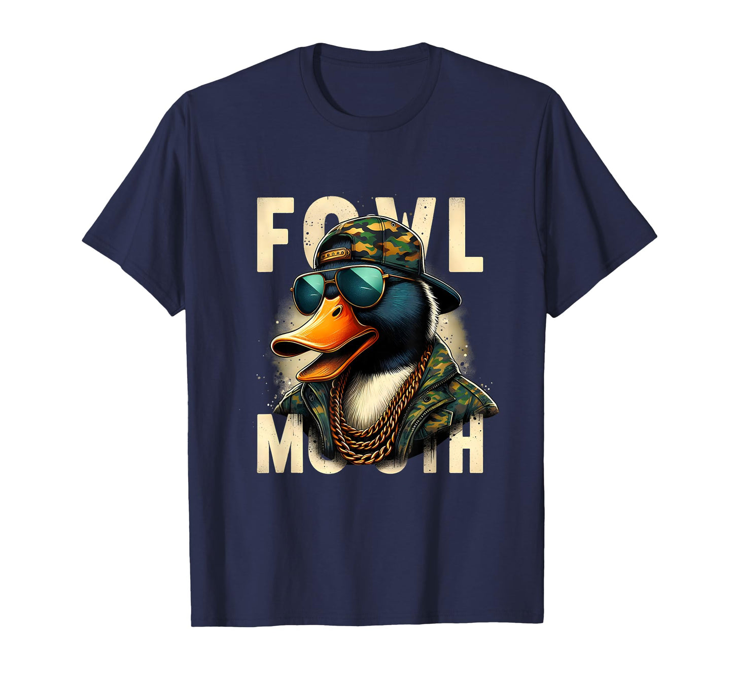 Hunter Fowl Mouth Duck Hunting Goose Hunt Funny Duck T-Shirt