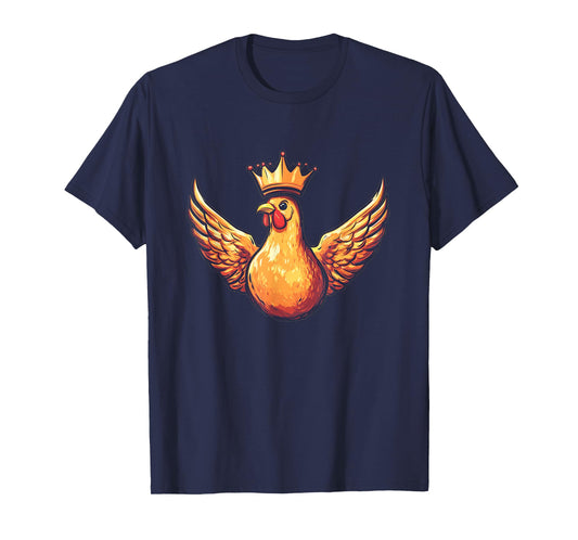 Funny Wings Costume for Chicken and King Lovers T-Shirt