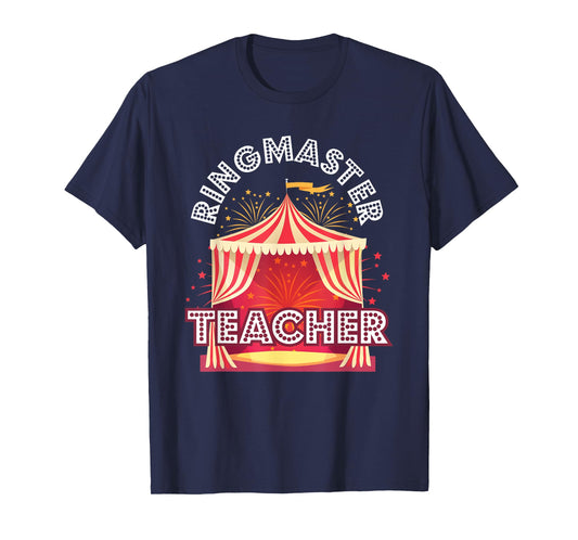 Ringmaster Teacher Circus Carnival Birthday Party T-Shirt for Men Women Kids