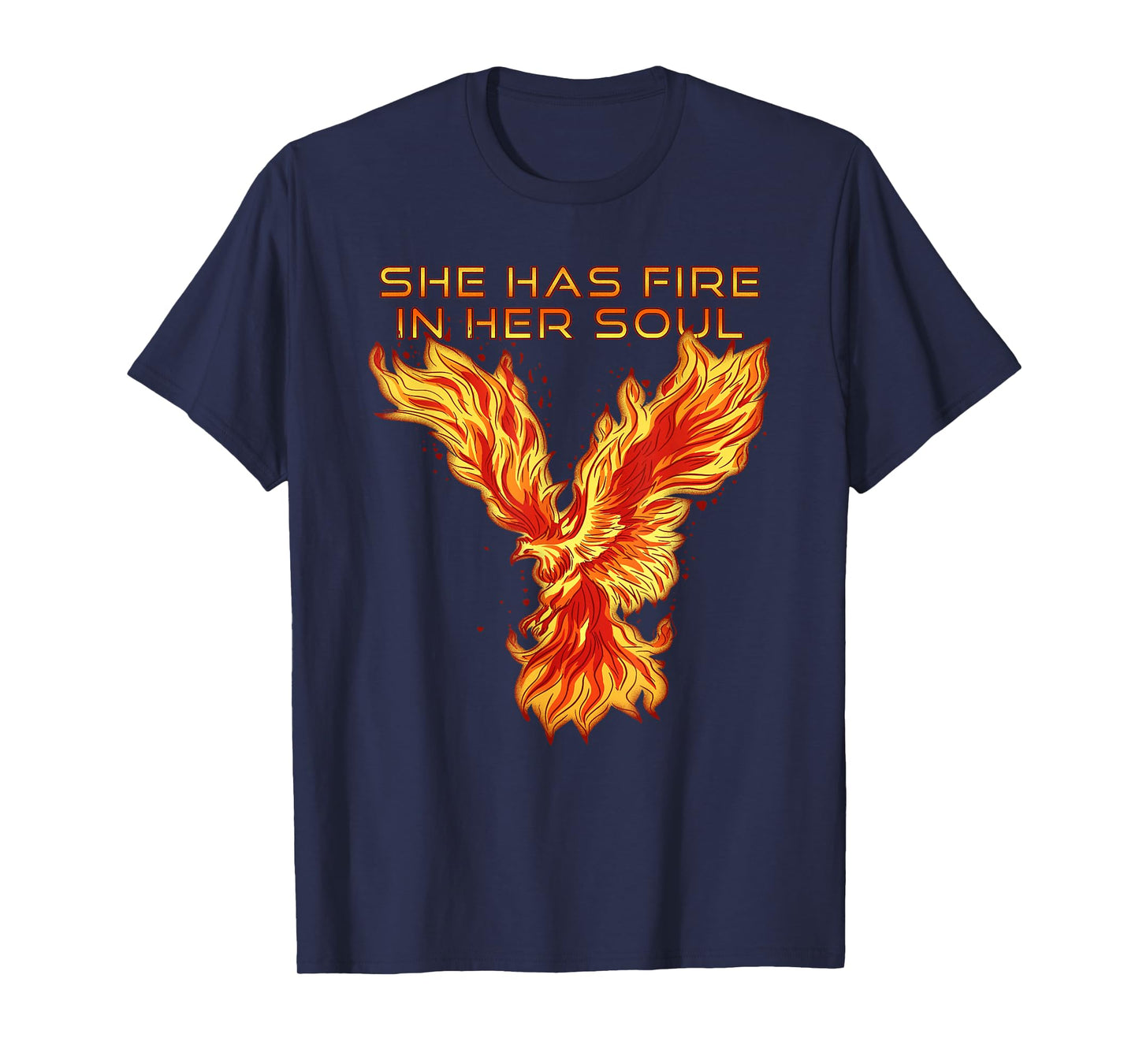 Phoenix Bird She Has Fire In Her Soul T-Shirt