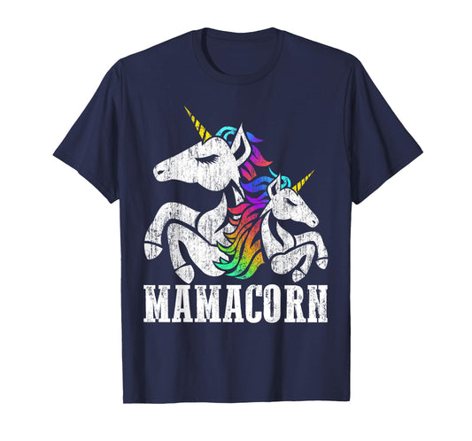 Mamacorn Unicorn Shirts for Women Mothers Day Gift T-Shirt