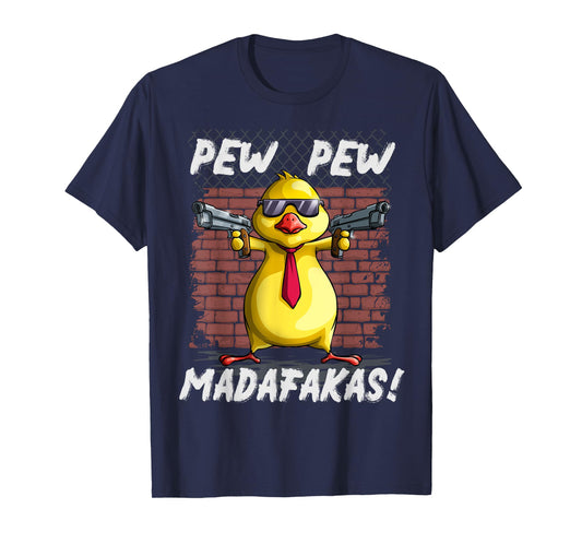 Funny Chicks PewPewPew Madafakas Crazy Chick Pew Gift T-Shirt