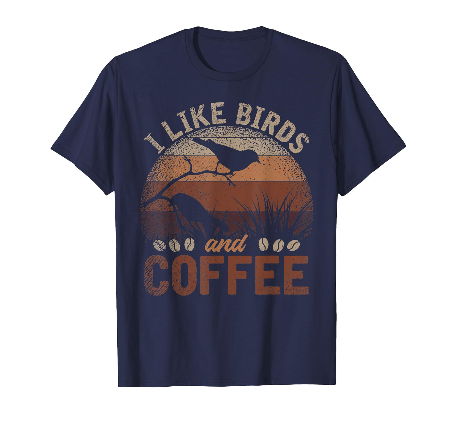 I Like Birds And Coffee T-Shirt