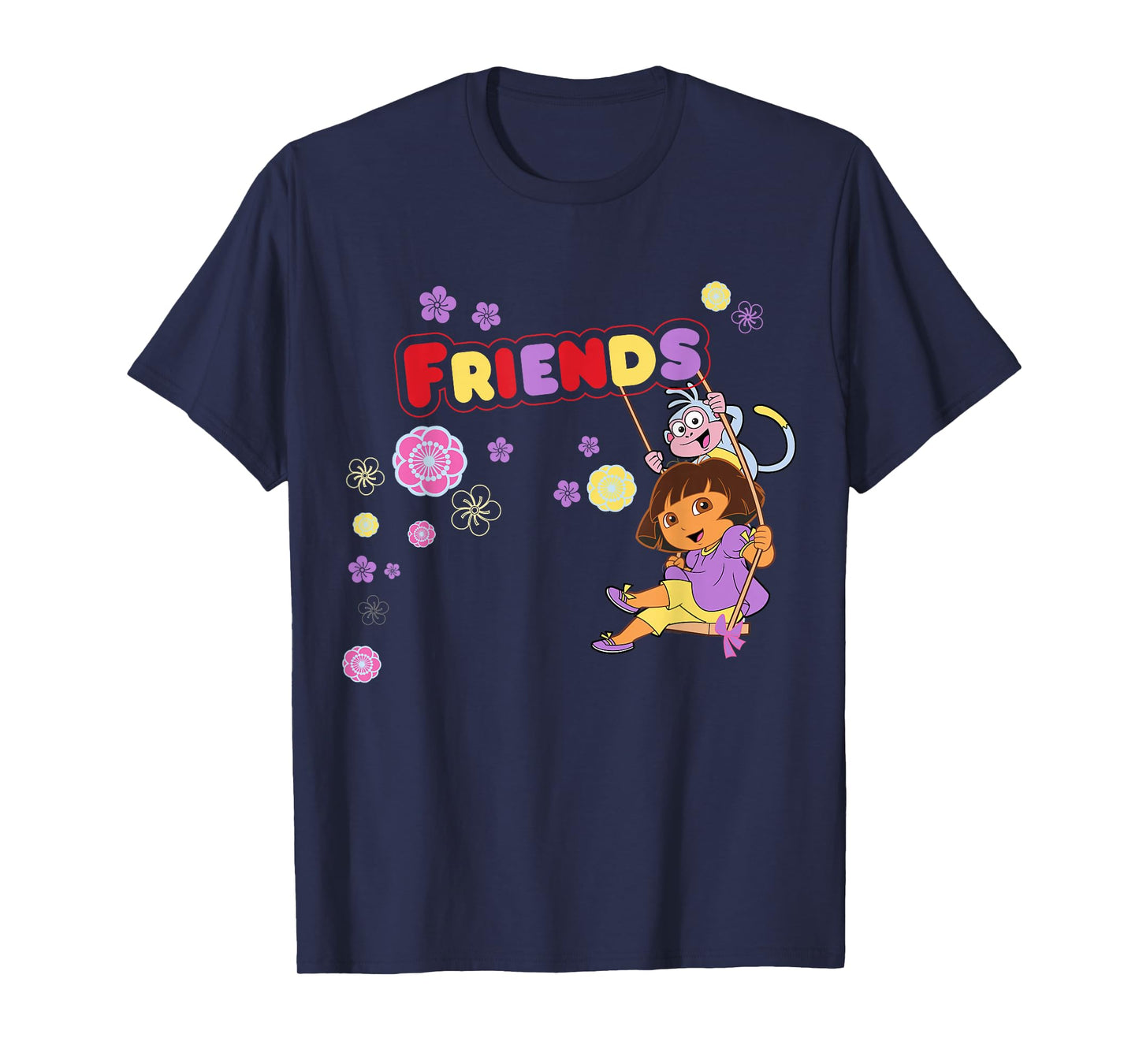 Dora the Explorer Boots the Monkey Friends Swing T-Shirt