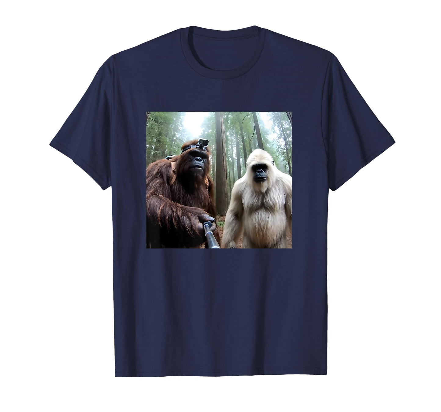 Bigfoot & Yeti Funny Sasquatch Bigfoot Vlogs for Hikers T-Shirt
