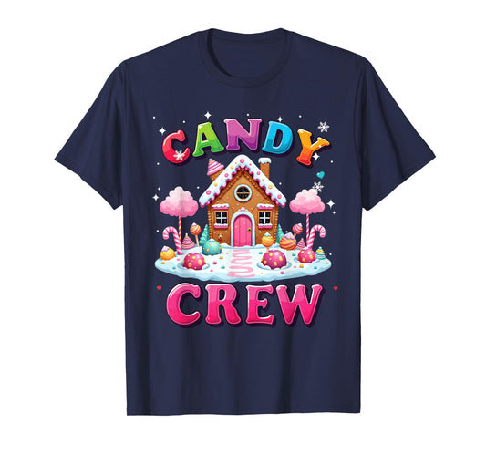 Candy Land Candy Crew Decorations Sweetie Candy Squad Xmas T-Shirt