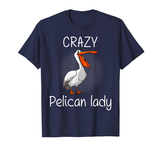 Funny Pelican Art For Women Girls Pelican Bird Pelican Lover T-Shirt
