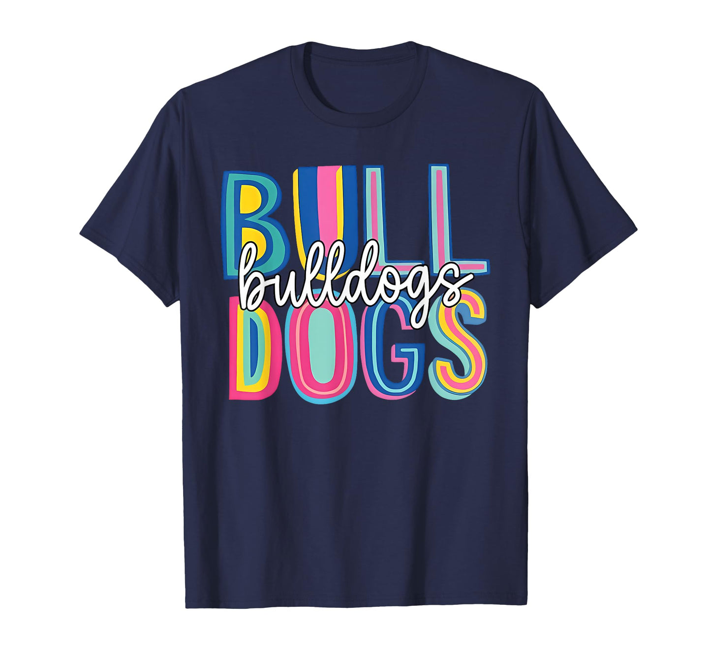 Bulldogs School Mascot Back to School Team Spirit T-Shirt