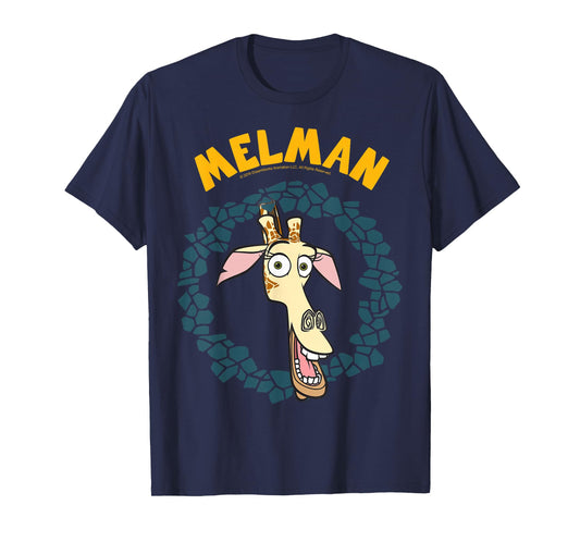 Madagascar Melman Large Circle Portrait T-Shirt