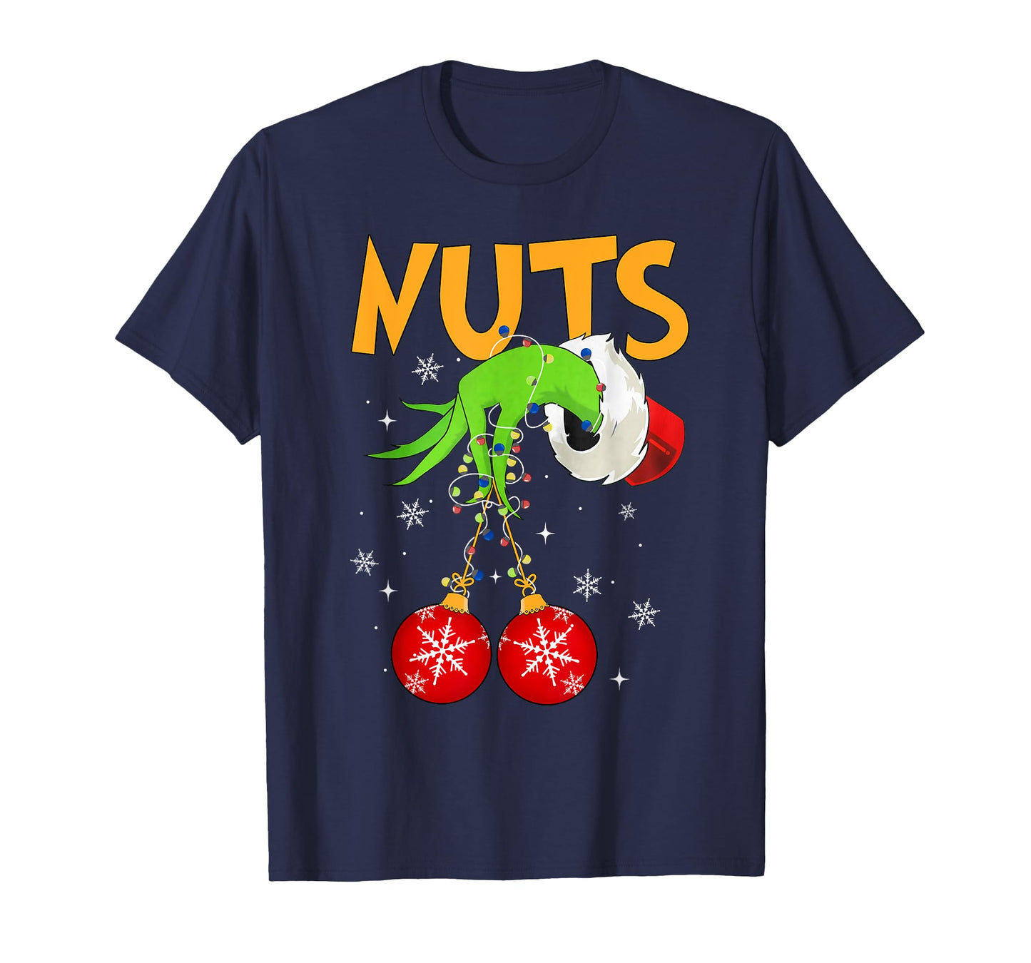 Chest Nuts Matching Chestnuts Christmas Snow Couples Men T-Shirt