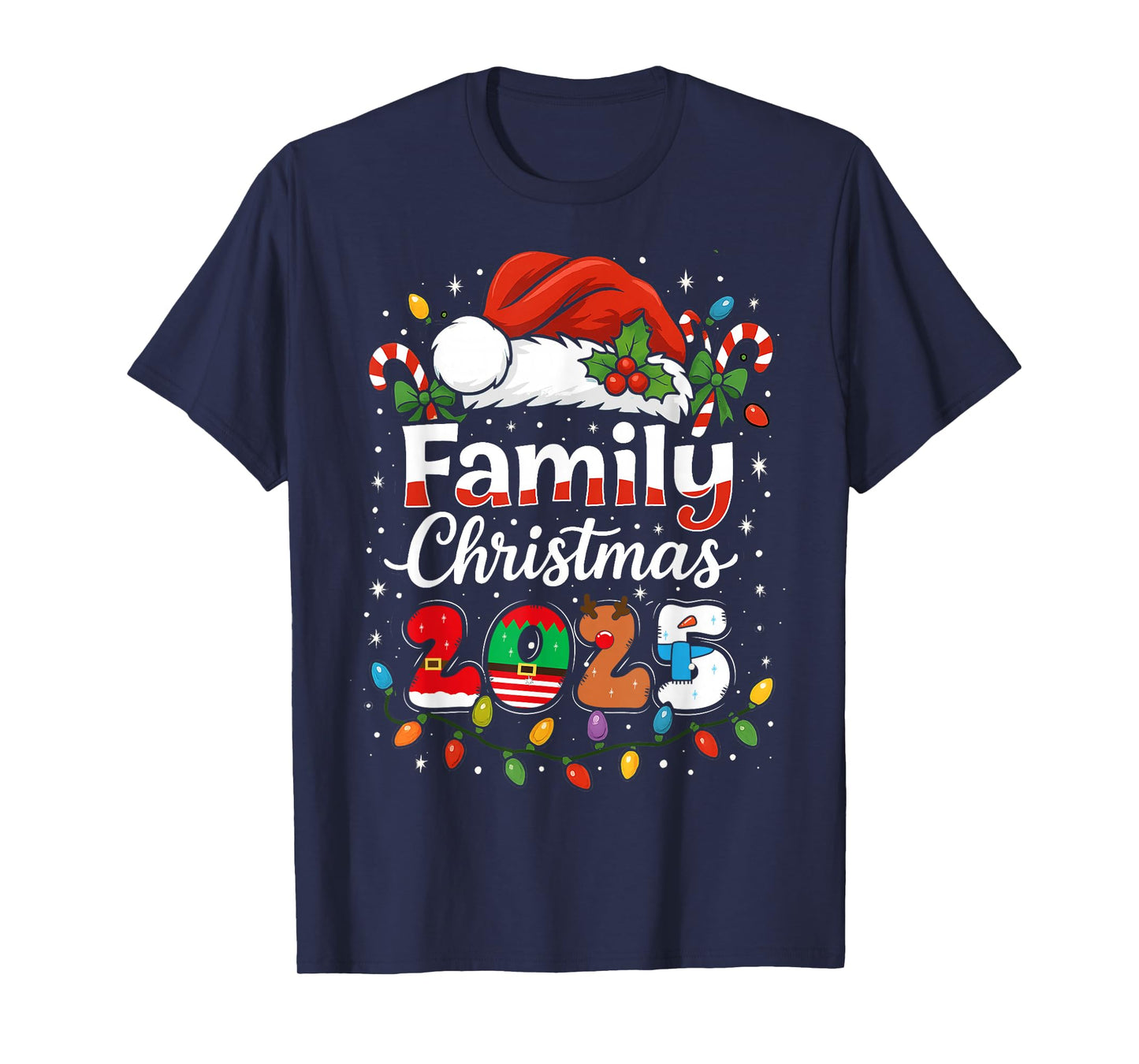 Family Christmas 2025 Matching Outfit Xmas Men Women Kids T-Shirt