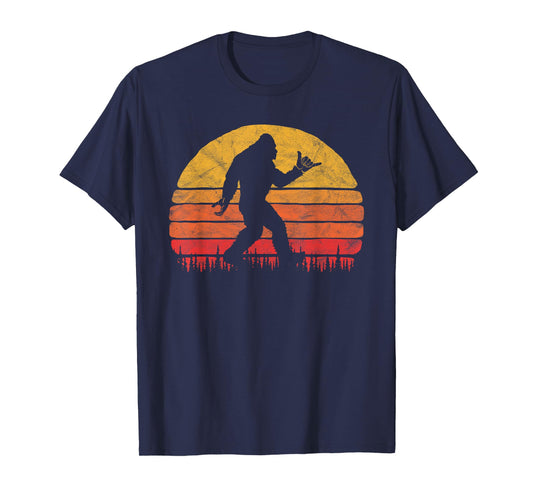 Funny Shaka Aloha Bigfoot Surfer Believe Dude! Graphic T-Shirt