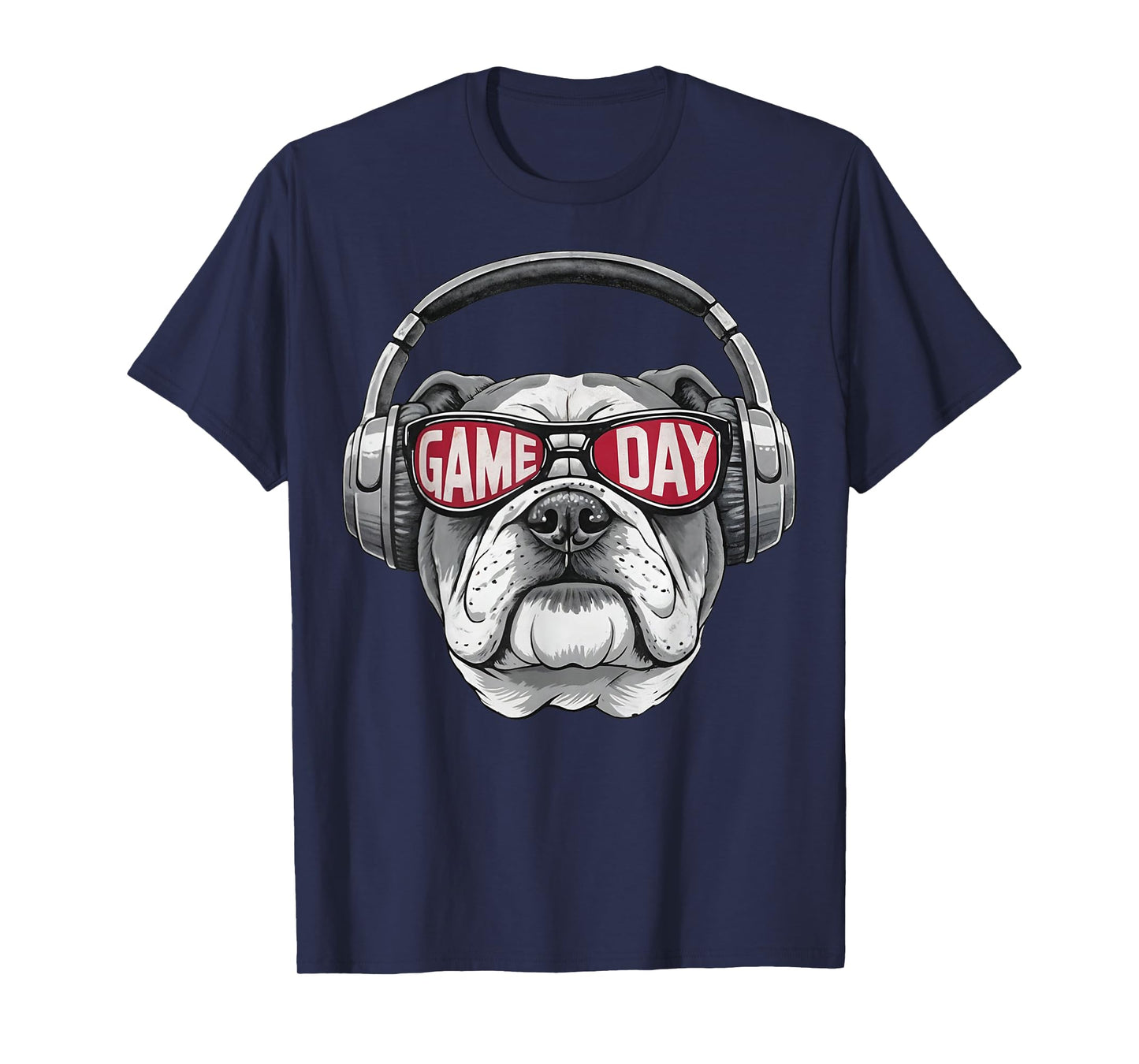 Retro Cool Bulldog Name Game Day Gift for Men Women Kid T-Shirt