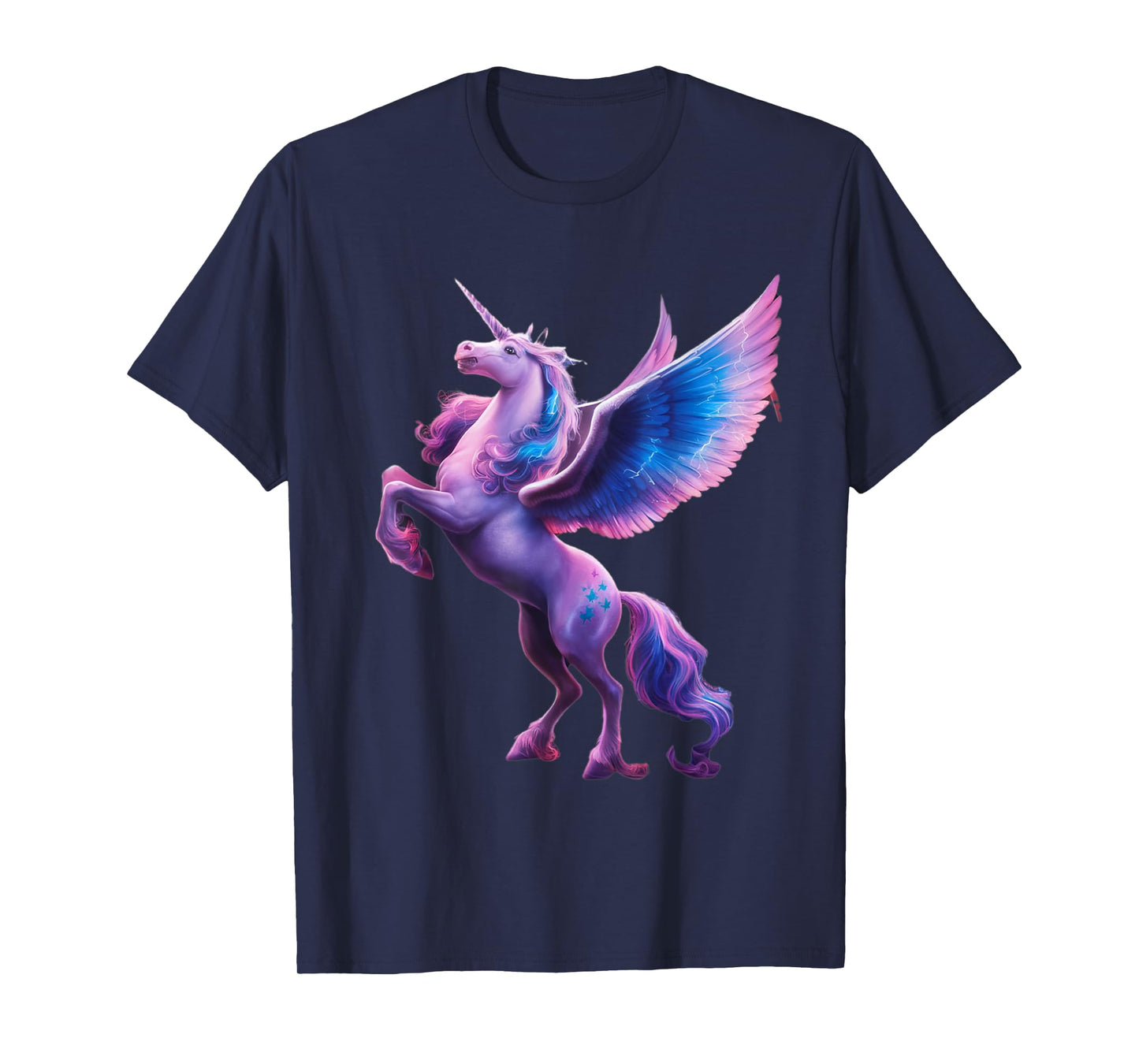 Unicorn Magical Mystical Purple Unicorn Pegasus T-Shirt