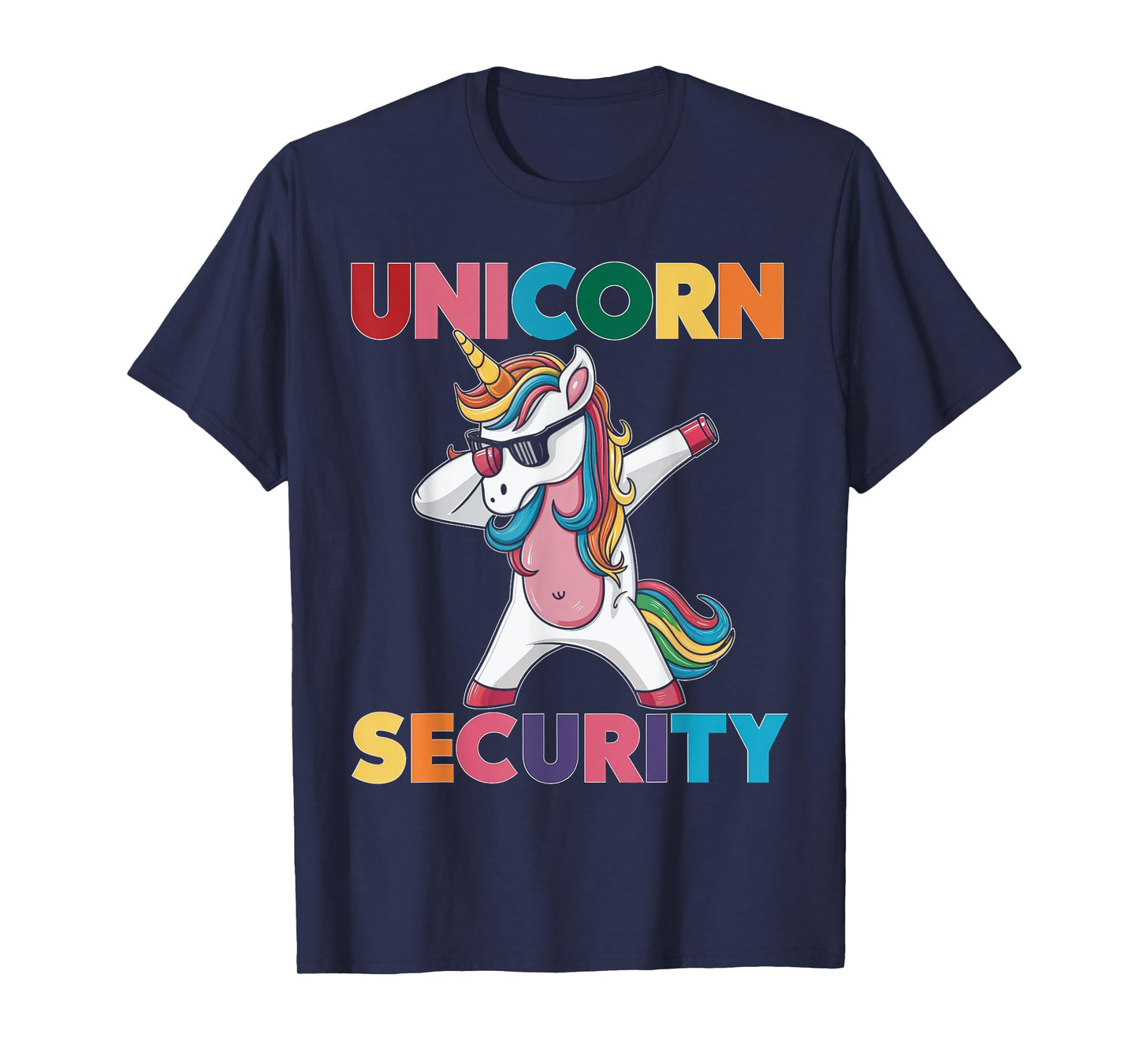 Unicorn Security Unicorn Funny Magical Mythical Charm T-Shirt