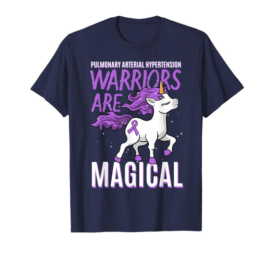 Pulmonary Arterial Hypertension Awareness Unicorn Lover Gift T-Shirt