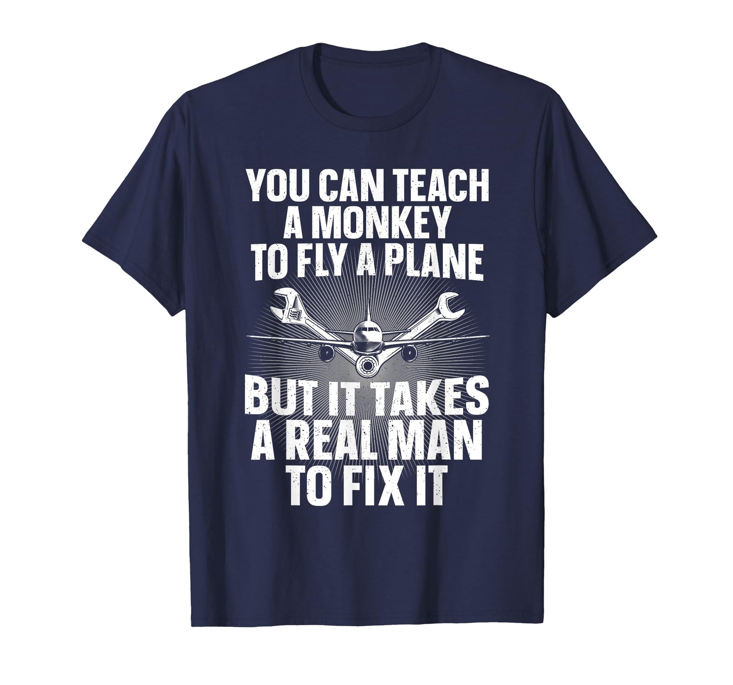 Funny Aircraft Mechanic Art For Men Boys Aircraft Technician T-Shirt