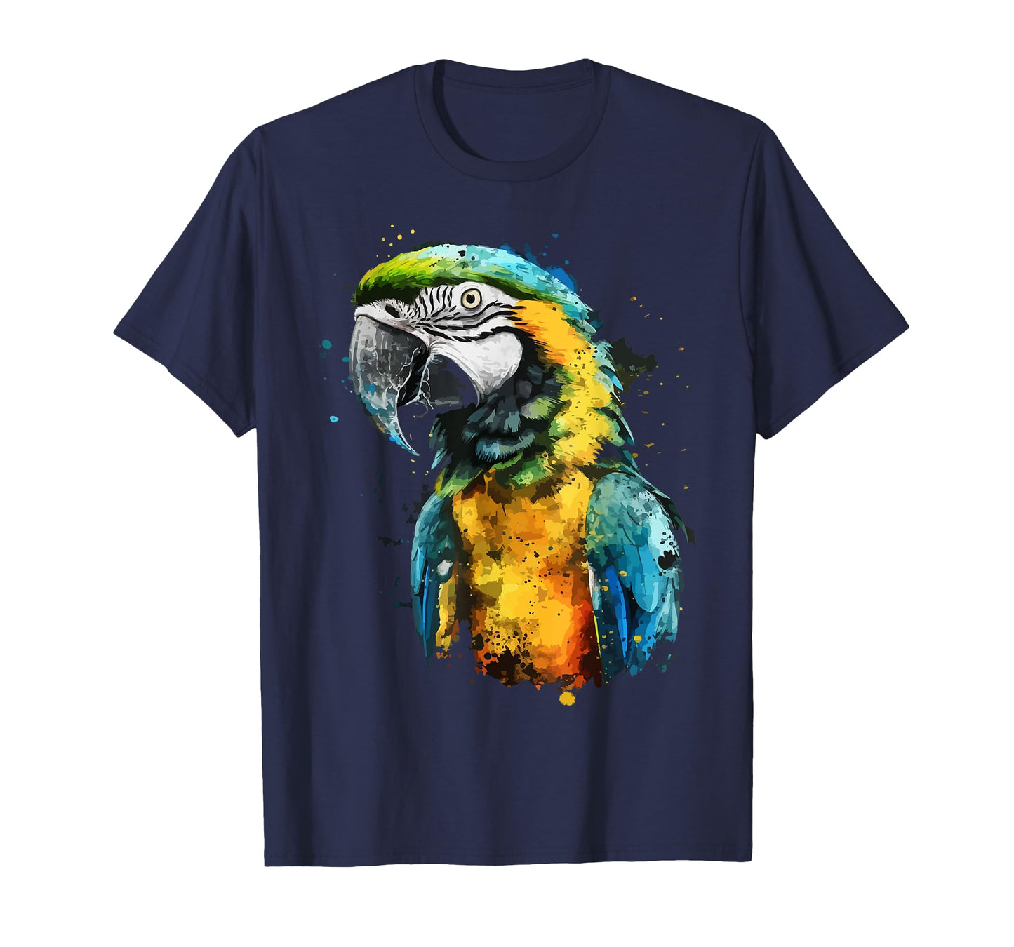 Colorful Parrot Watercolor T-Shirt