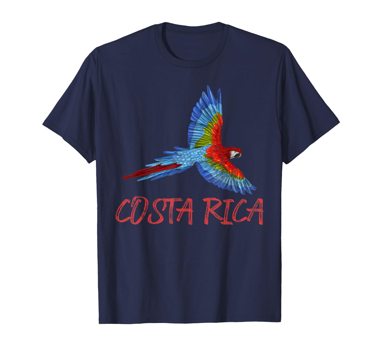 Costa Rica Bird Scarlet Macaw Central American Country T-Shirt