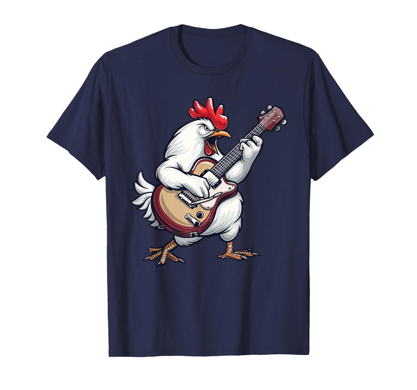 Serama Chicken Playing The Guitar T-Shirt