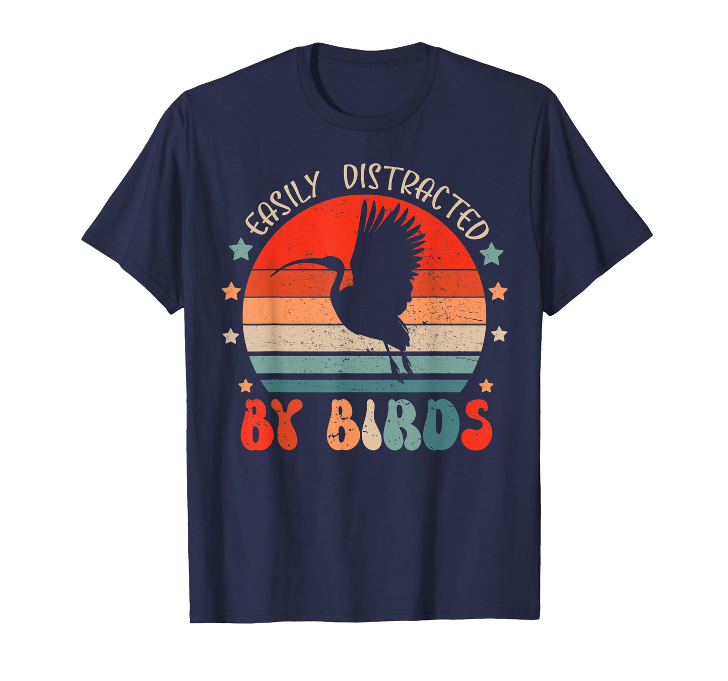 Ibis Lover Shirt Easily Distracted By Birds For Youth & Kids T-Shirt