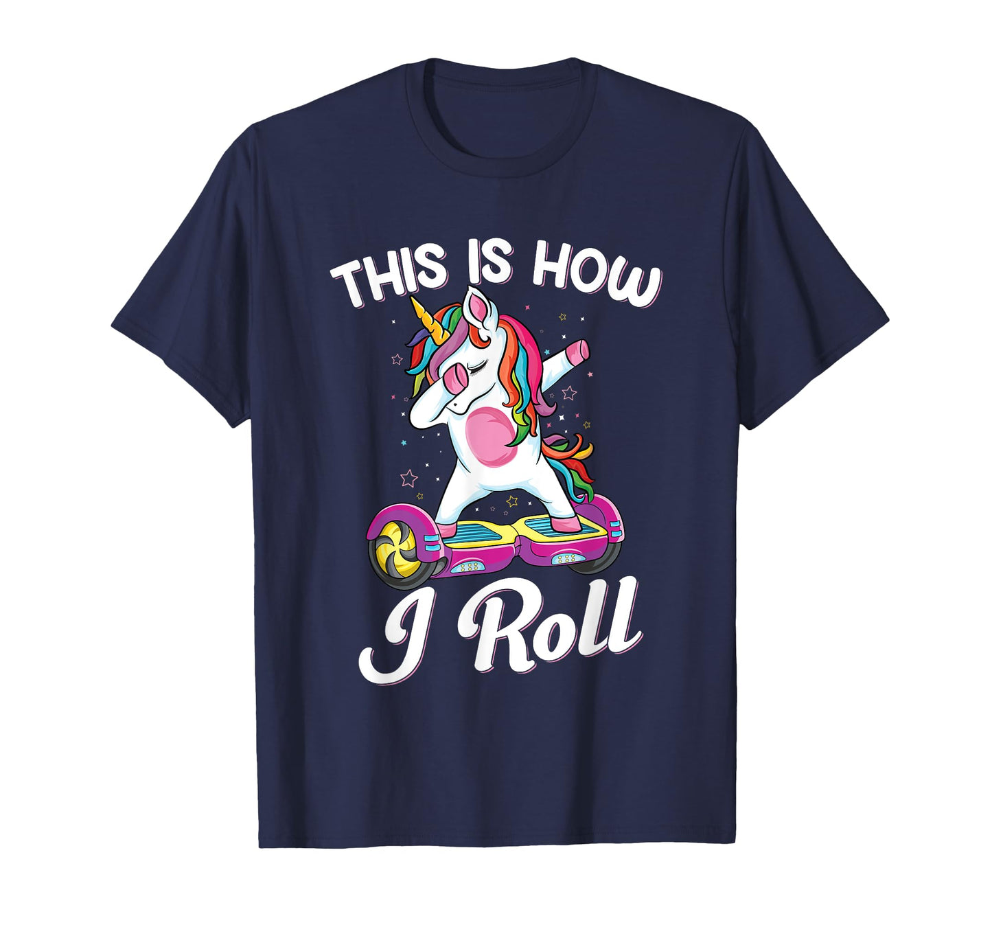 Dabbing unicorn Skater Electric Self Balancing Hoverboard T-Shirt