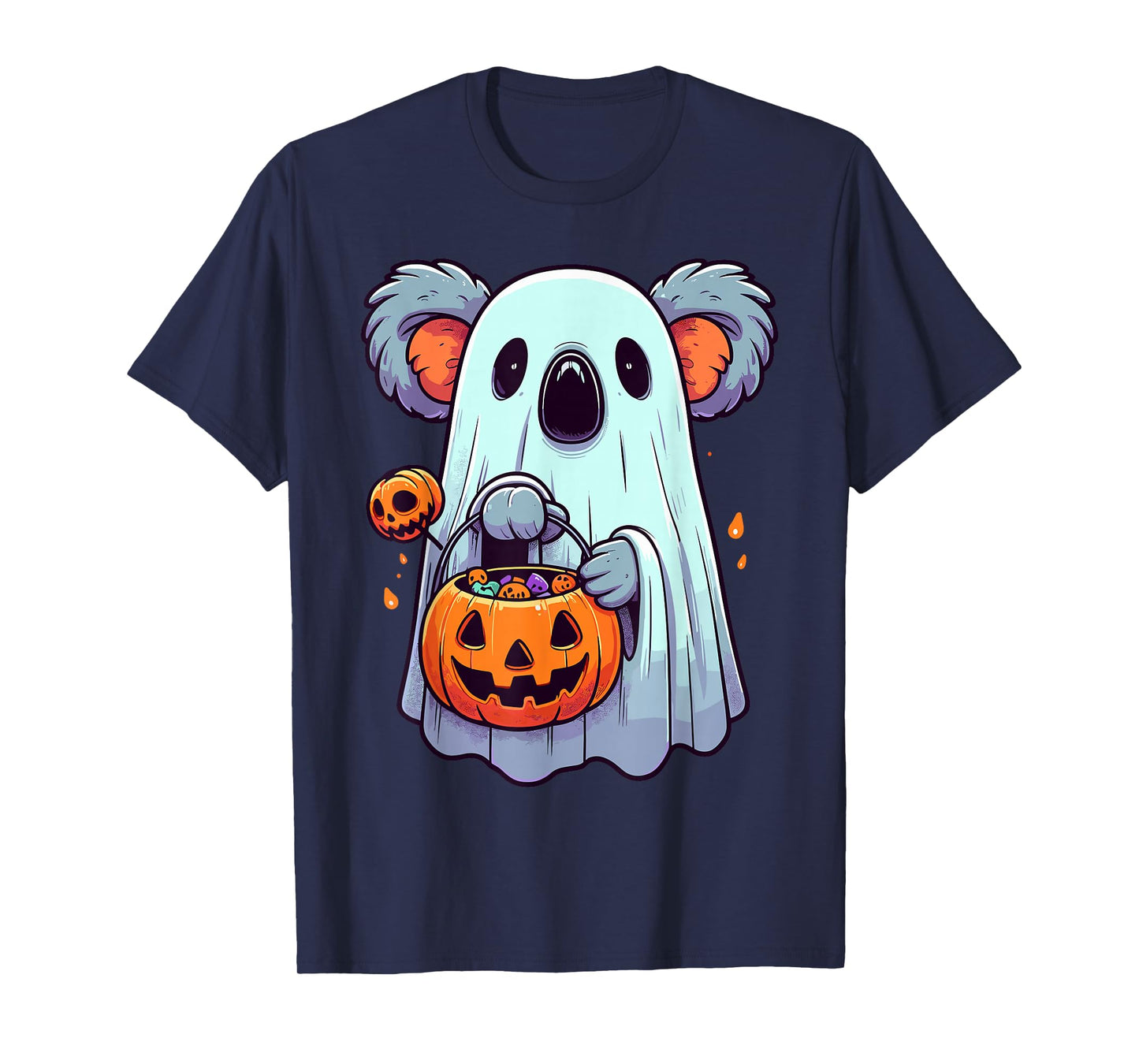 Halloween Koala Costume Ghost Animal Boo Spooky T-Shirt