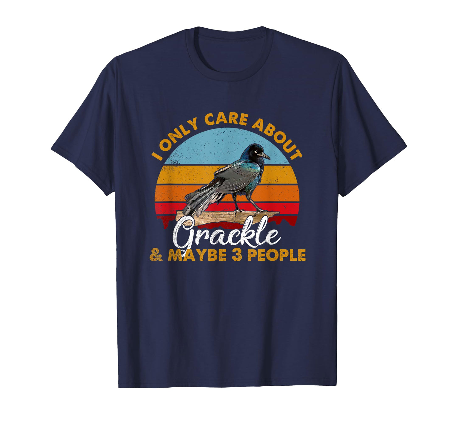 Retro Style Sunset Grackle T-Shirt