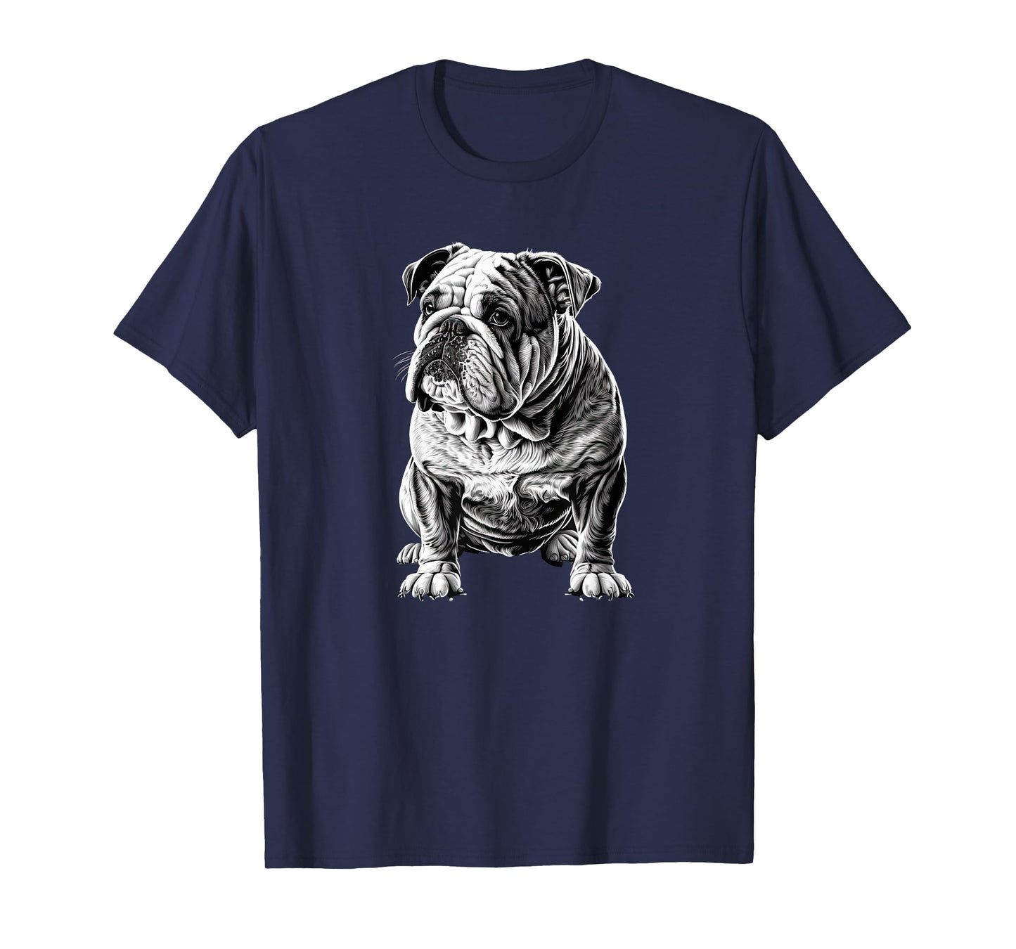 Funny Bulldog Dog T-Shirt for Men Women Girls Kids