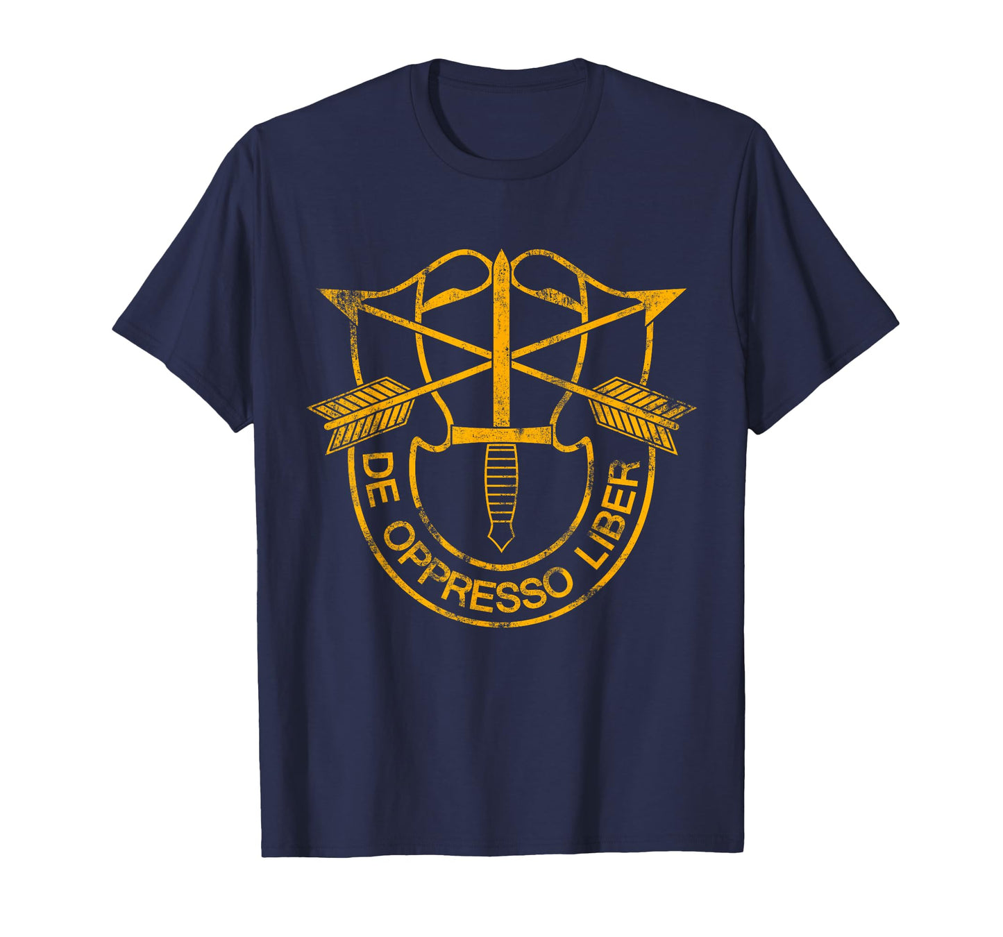 US Special Forces Veteran Logo Patriotic - De Oppresso Liber T-Shirt