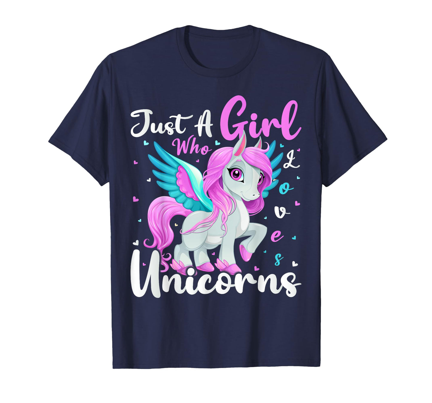Unicorn Lover Just A Girl Who Loves Unicorns T-Shirt