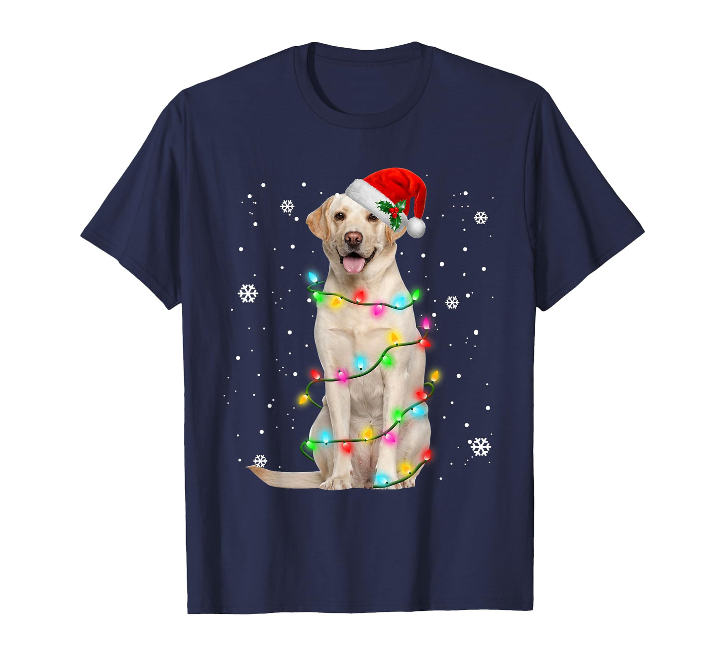 Labrador Retriever Dogs Tree Christmas Sweater Xmas Pet Dogs T-Shirt