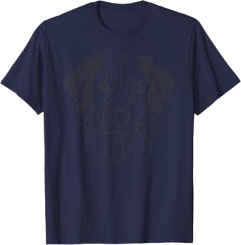 Line Art Nova Scotia Duck Tolling Retriever Toller T-Shirt