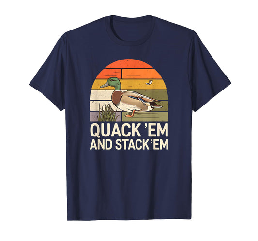Duck Hunting Funny Mens Mallard Hunter Waterfowl USA Patriot T-Shirt