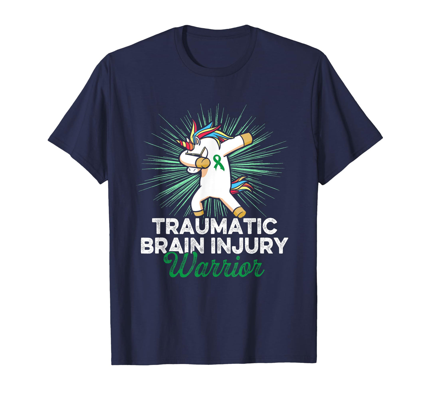 Traumatic Brain Injury Survivor Unicorn TBI Warrior T-Shirt