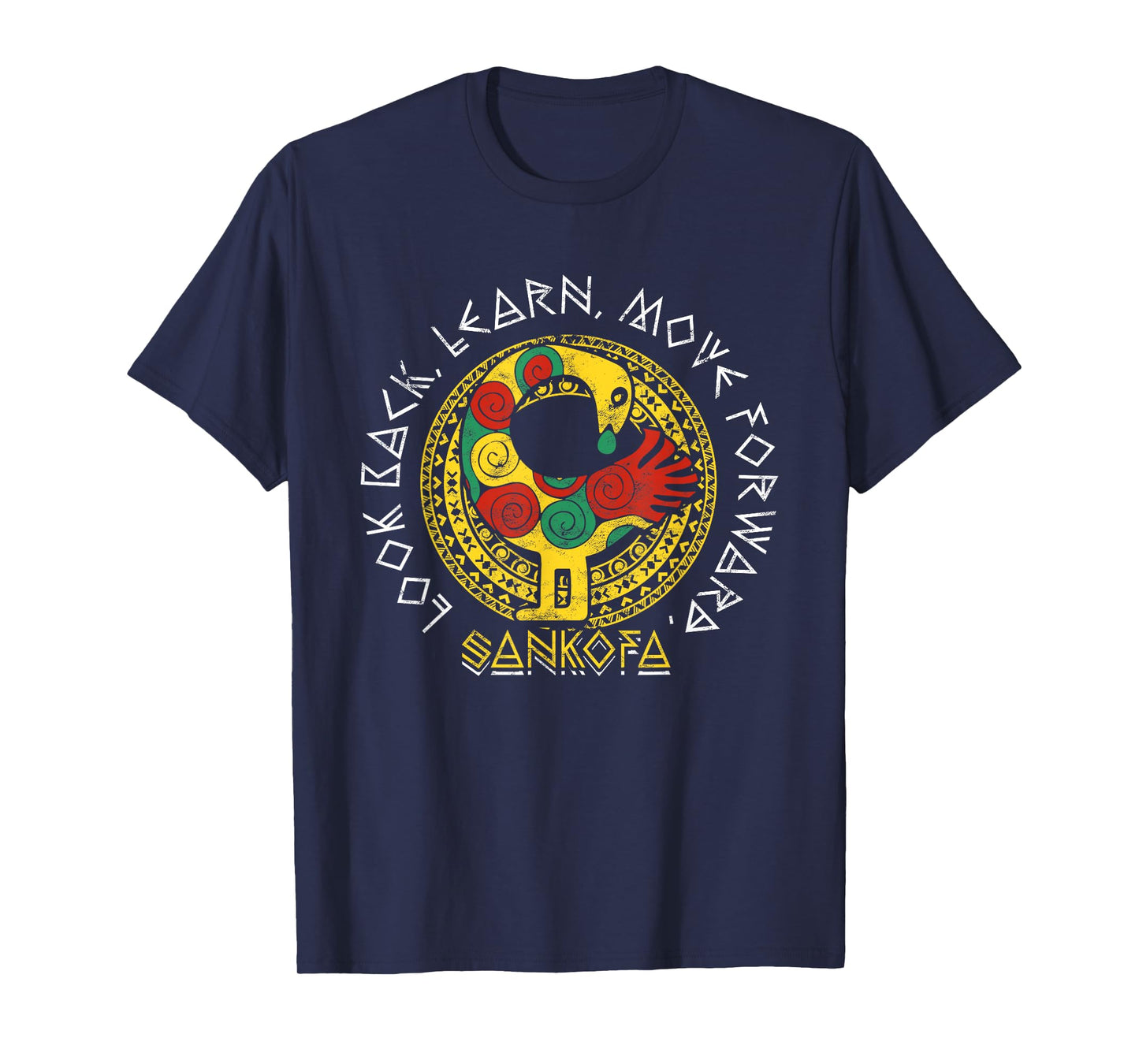 Sankofa Black History Month Adinkra Ghana T-Shirt