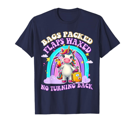Unicorn inappropriate Adult Funny Trip Travel Girls Vacation T-Shirt