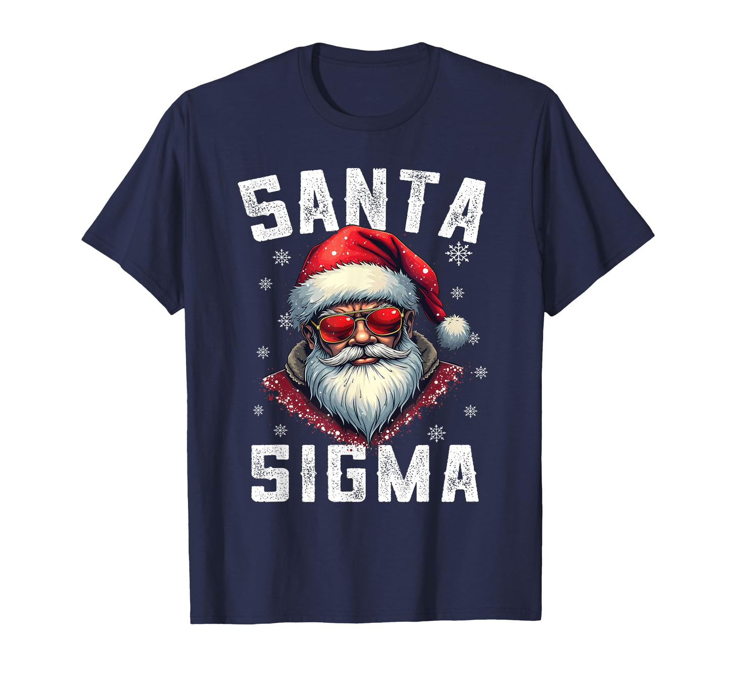 Santa Sigma Rizz Male The Rizzler Meme Funny Christmas T-Shirt