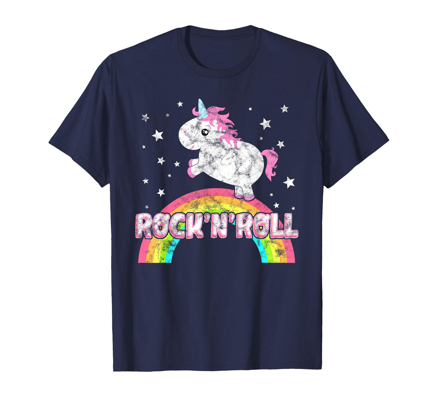 Funny Ironic Cool Unicorn Rock'n'Roll Music Festival T-Shirt T-Shirt
