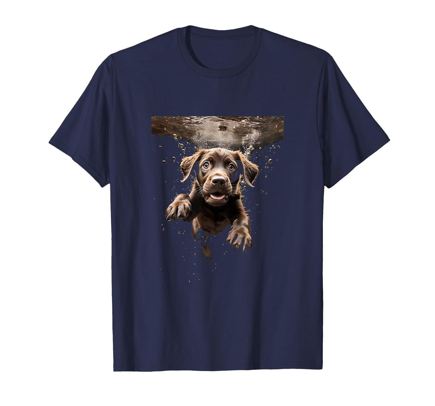 Labrador Retriever Dog Diving Swimming Underwater T-Shirt