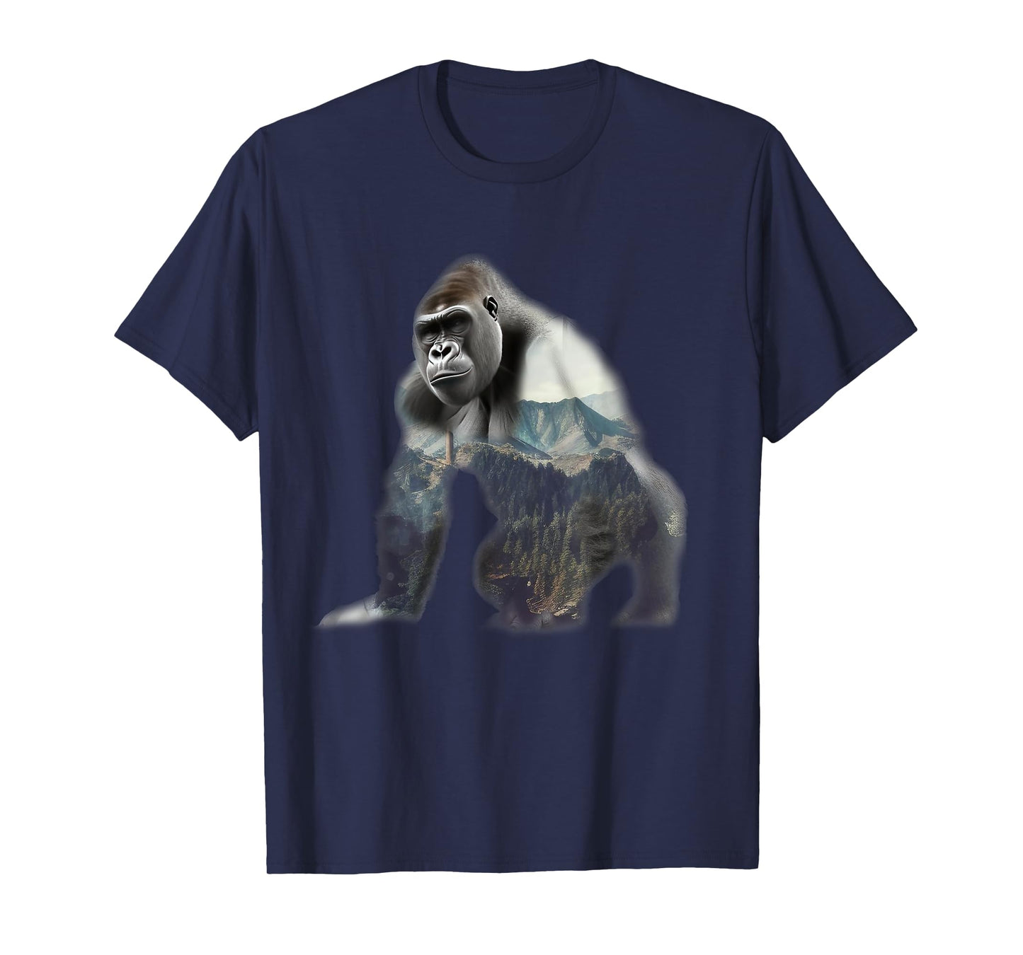 Gorilla Ape Silverback Primate Nature Jungle T-Shirt