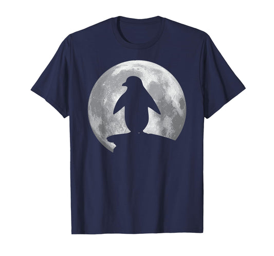 AFRICAN PENGUIN And Moon Vintage Halloween Costume T-Shirt