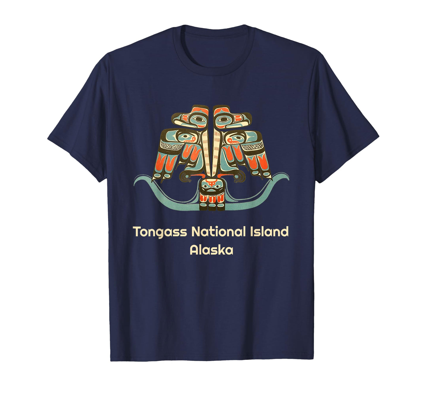 Tongass National Island Alaska Native American Thunderbird T-Shirt