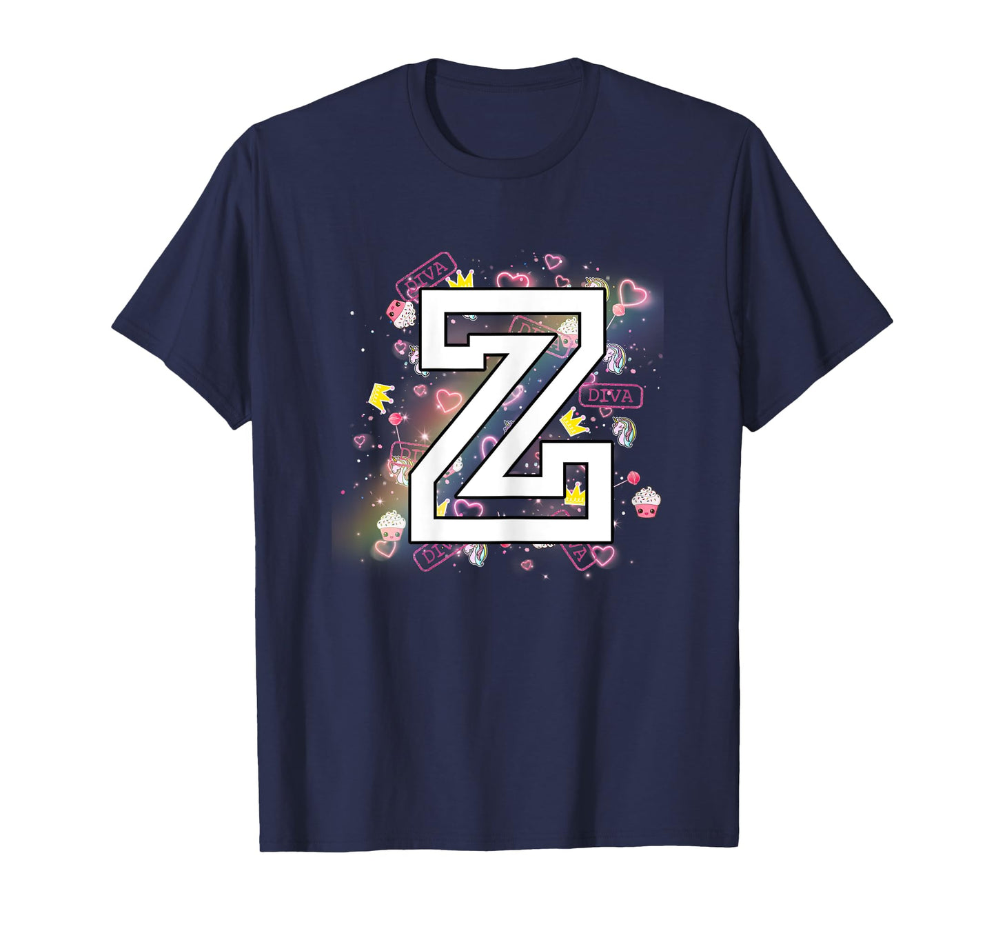 Kids Letter Z Clothing For a Girl Who's Name Starts With Z T-Shirt