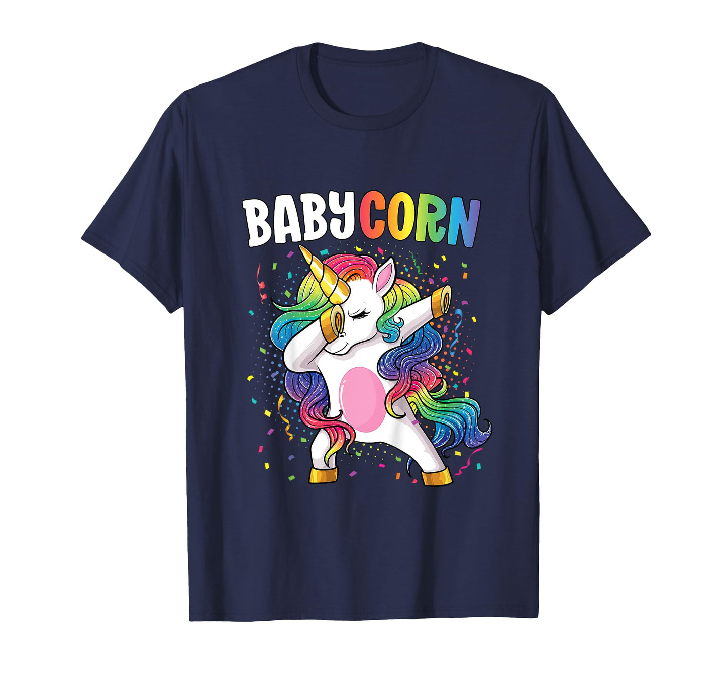 Babycorn Kids Unicorn Birthday Dabbing Unicorn Baby T-Shirt