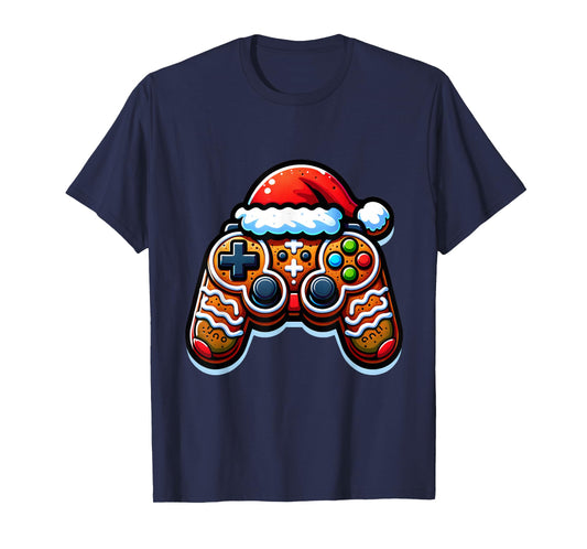 Christmas Gamer Boys Video Games Santa Controller Xmas Funny T-Shirt