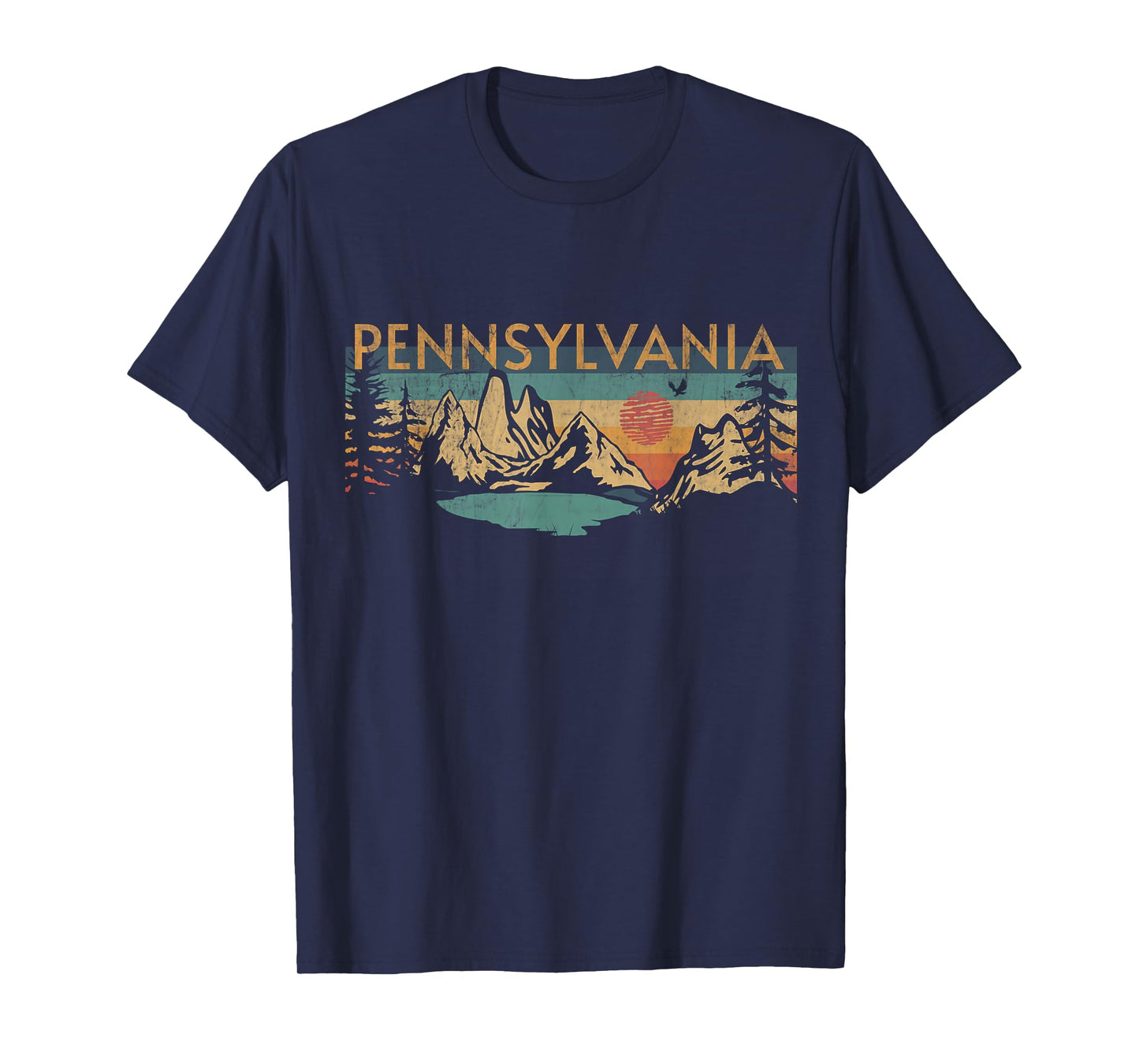 Pennsylvania T-Shirt, Small, Black