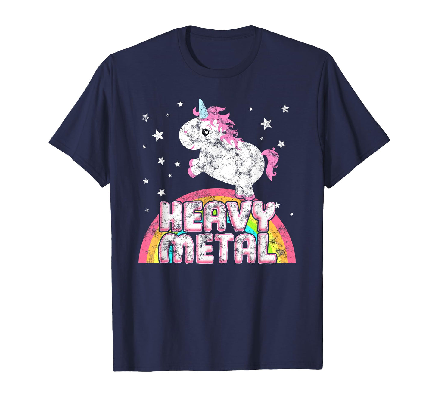 Funny Ironic Cool Unicorn Heavy Metal Music Festival T-Shirt T-Shirt