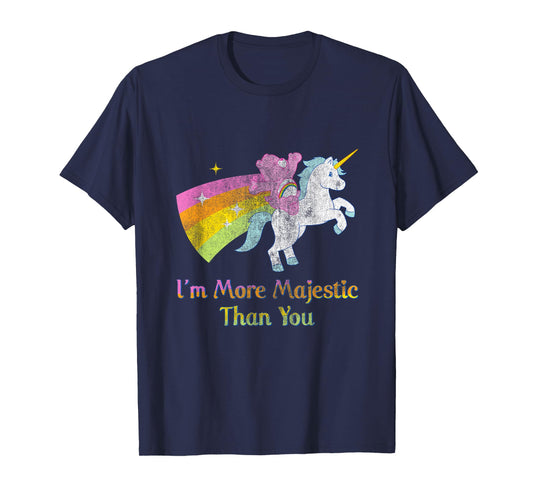 Care Bears More Majestic Than You Rainbow Unicorn Cartoon T-Shirt
