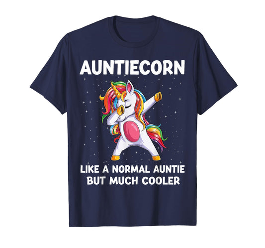 AuntieCorn Auntie Unicorn Birthday Family Matching Bday T-Shirt